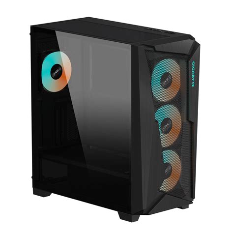 Gigabyte C301 GLASS V2 PC Case
2 x 3.5'' / 2 x 2.5'
Fan layout:Front: 120mm x 3 or 140mm x3  Top: 120mm x 3 or 140mm x2, Rear: 120mm x 1  4x 120mm Fans Included
USB 3.1 Gen2 Type-C x1, USB 3.0 x2
Colour: White
Mini ITX / Micro ATX / ATX / E-ATX
